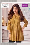 Candy Vol 13 By Rangmaya Rayon Printed Western Tunic Top Wholesale Price In Surat

